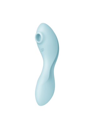 Vibromasseur connecté 3 en 1 Bleu USB Curvy Trinity 5+ - CC597823